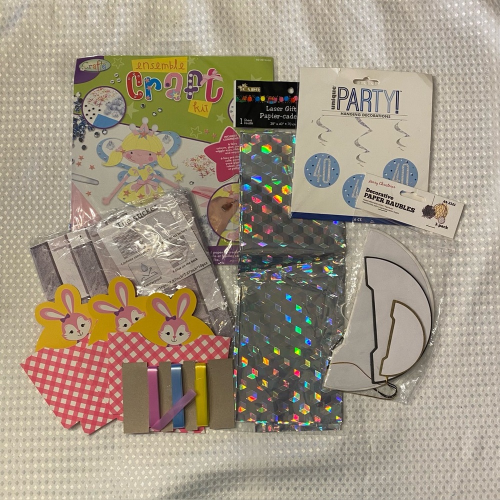 💥  2 for 12 or 4 for 20 💥 Party / Craft Supplies
